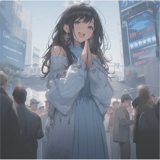 Plan the date | 東京娘 GenerartiveAI シール (正面)