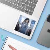 Plan the date | 東京娘 GenerartiveAI シール (ノートパソコンとiPhone)