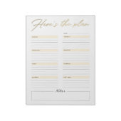 Plan Weekly Notepadプランナー ノートパッド (回転)