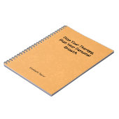 Plan Your Therapy, Plan Your Personal Growth ノートブック (左側)