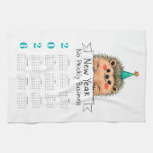 Plan your year in style with this 2026 calendar キッチンタオル (横)