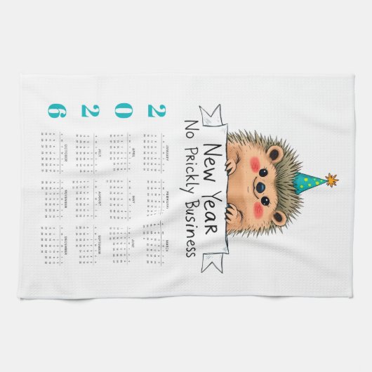 Plan your year in style with this 2026 calendar キッチンタオル (横)