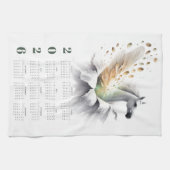 Plan your year in style with this 2026 calendar キッチンタオル (横)
