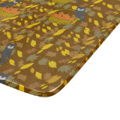 Planche à Découper en Verre Panier de Citrouilles カッティングボード (角)