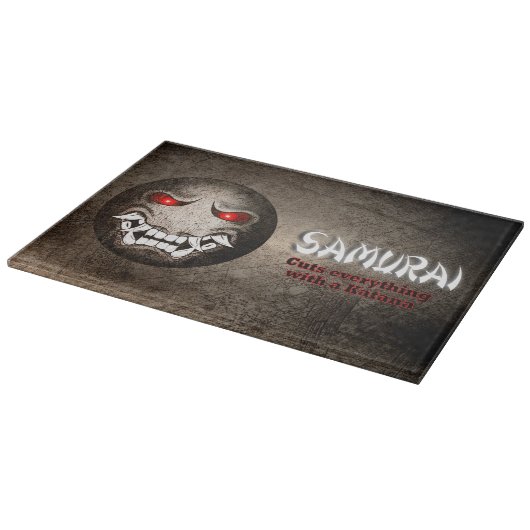 Planche À Découper Samouraïmoji Vintage カッティングボード (角)