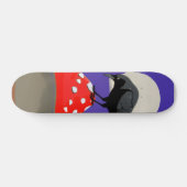Planche de Skateboard Corbeau Mystique Gothique スケートボード (横)