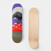Planche de Skateboard Corbeau Mystique Gothique スケートボード (正面)
