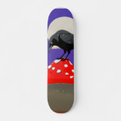 Planche de Skateboard Corbeau Mystique Gothique スケートボード (正面)