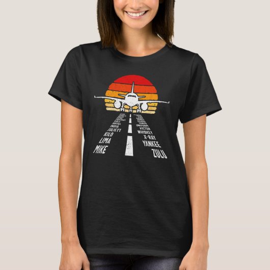 Plane, Aviation Lover, Pilot, Flying, Aircraft, Ai Tシャツ (正面)