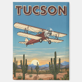 Plane in Tuscon Arizona Travel マグネット