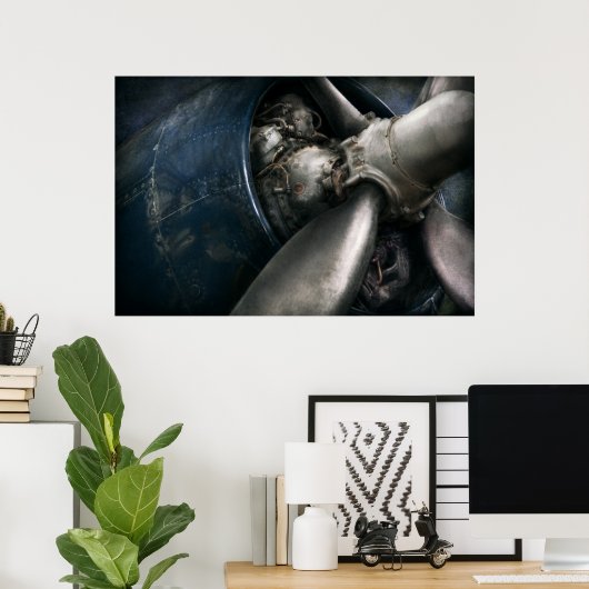 Plane - Pilot - Prop - You are clear to go ポスター (ホームオフィス)