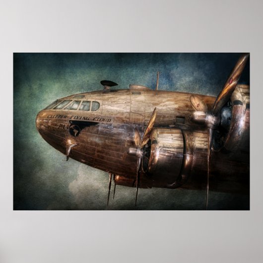 Plane - Pilot - The flying cloud ポスター (正面)