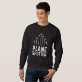 Plane Spotter Pilot Airplane Plane Aviation  13 スウェットシャツ (正面フル)