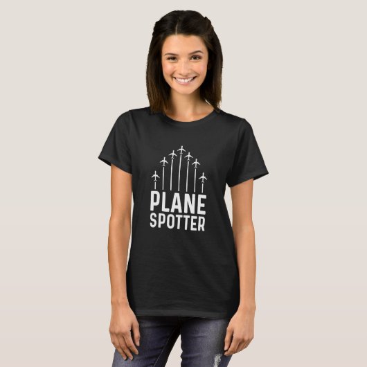 Plane Spotter Pilot Airplane Plane Aviation  13 Tシャツ (正面フル)