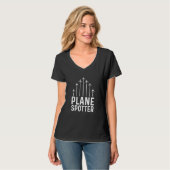 Plane Spotter Pilot Airplane Plane Aviation  13 Tシャツ (正面フル)