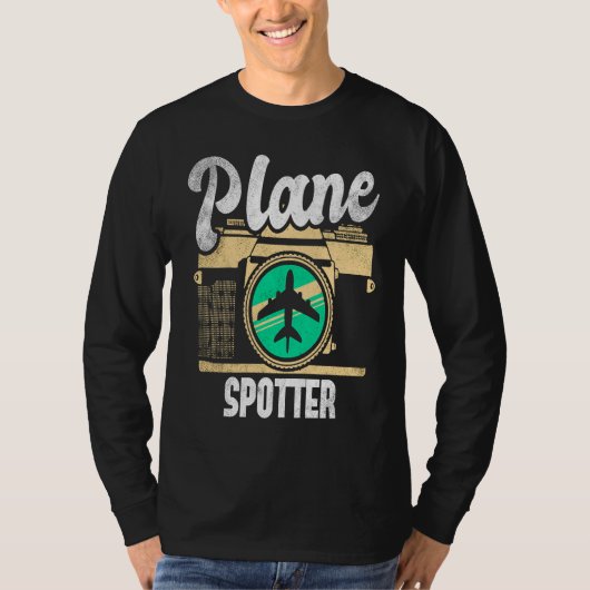 Plane Spotter Spotting Aircraft Airplane Fan Love Tシャツ (正面)