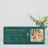 Plane Ticket Destination Boarding Pass QR Code (スタンド正面)