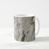 Plane tree camouflage looks bark pattern コーヒーマグカップ (正面右)