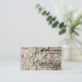 Plane tree camouflage looks bark pattern business 名刺 (スタンド正面)