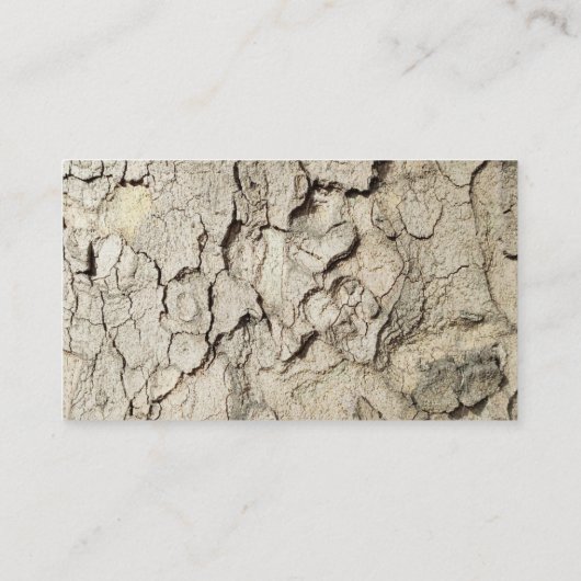 Plane tree camouflage looks bark pattern business 名刺 (裏面)