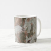 Plane tree camouflage looks bark pattern coffee mu コーヒーマグカップ (正面右)