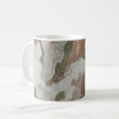Plane tree camouflage looks bark pattern coffee mu コーヒーマグカップ (正面左)