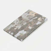 Plane tree camouflage looks bark pattern n ポストイット (アングル)