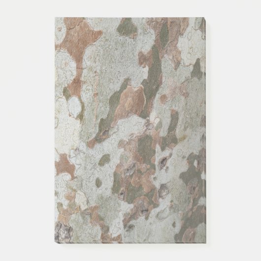 Plane tree camouflage looks bark pattern n ポストイット (正面)