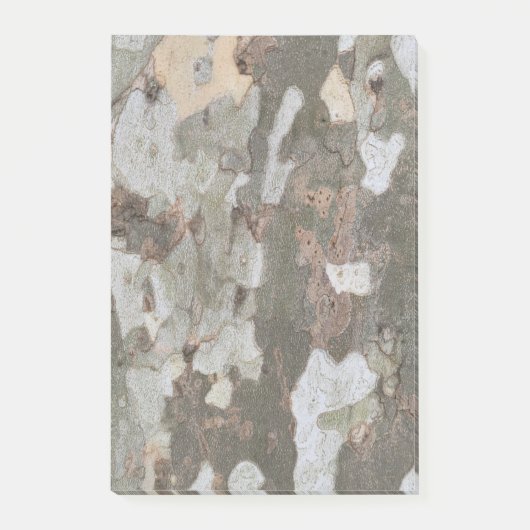 Plane tree camouflage looks bark pattern post-it n ポストイット (正面)