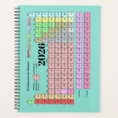 Planer Periodensystem der Elemente プランナー手帳 (正面)