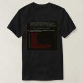 Planescape Tormentの自然を変更できる Tシャツ (デザイン正面)