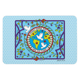 Planet_救Flexible Magnet 6" x 4" マグネット