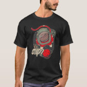 Planet Astronaut Space Cat Kids Astrology Tシャツ (正面)