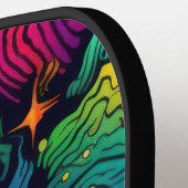 Planet background ピックルボールラケット (左詳細)