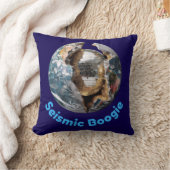 Planet Disco Core – 地球がパーティーモードに突入 クッション (ブランケット)