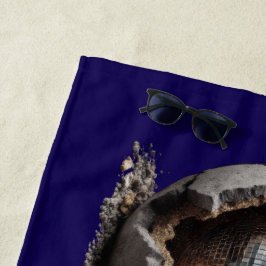 Planet Disco Core – 地球がパーティーモードに突入 ビーチタオル