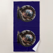 Planet Disco Core – 地球がパーティーモードに突入 ビーチタオル (正面)