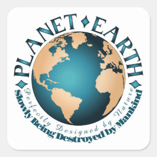 PLANET EARTHが完全に設計した自然 スクエアシール