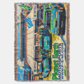 Planet Earth Blanket スローブランケット (正面縦)