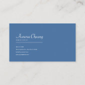 Planet Earth Floral Wreath Starry Night 名刺 (裏面)