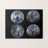 Planet Earth from different views NASA images ジグソーパズル (横)