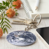Planet Earth From Space Earth Day キーホルダー (側面)