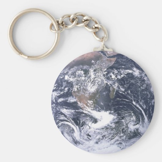 Planet Earth From Space Earth Day キーホルダー (正面)