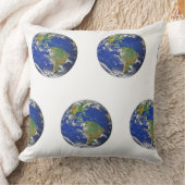 Planet Earth pillow クッション (ブランケット)