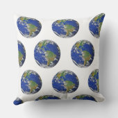 Planet Earth pillow クッション (裏面)