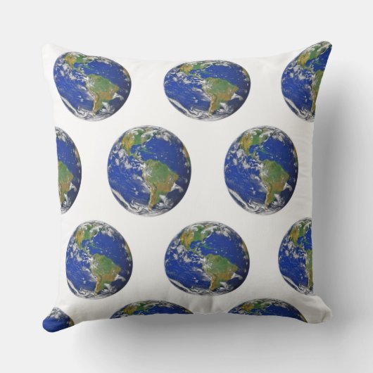 Planet Earth pillow クッション (裏面)