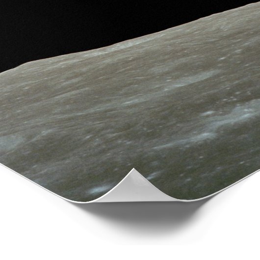 Planet Earth Rising Print ポスター (角)