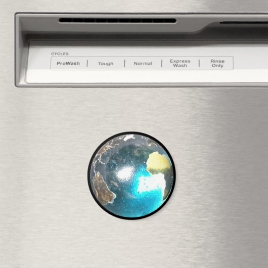 Planet Erde Kugel マグネット (インサイチュ (食洗機))