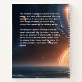 Planet Exploration Book Cover Inspirationノートブック ノートブック (裏面)