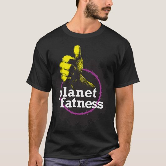 Planet Fatness funny Tシャツ (正面)